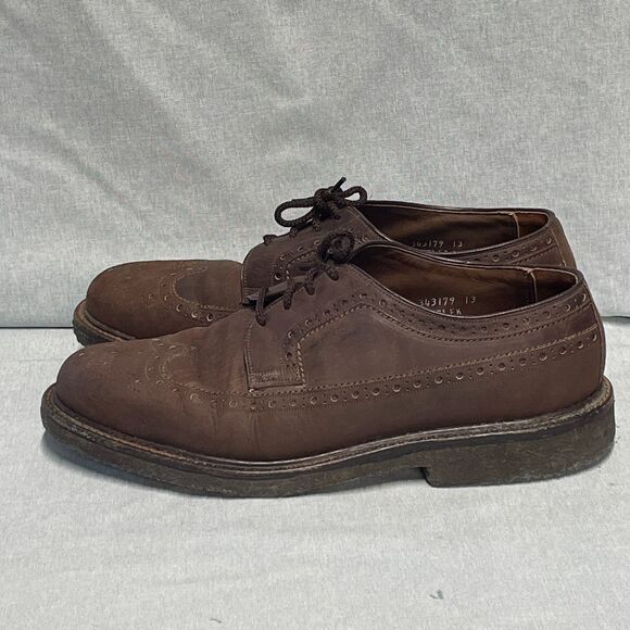 Florsheim Imperial Brown Leather Wingtip Brogue Oxford Shoes Mens Size 13 D USA main image 10